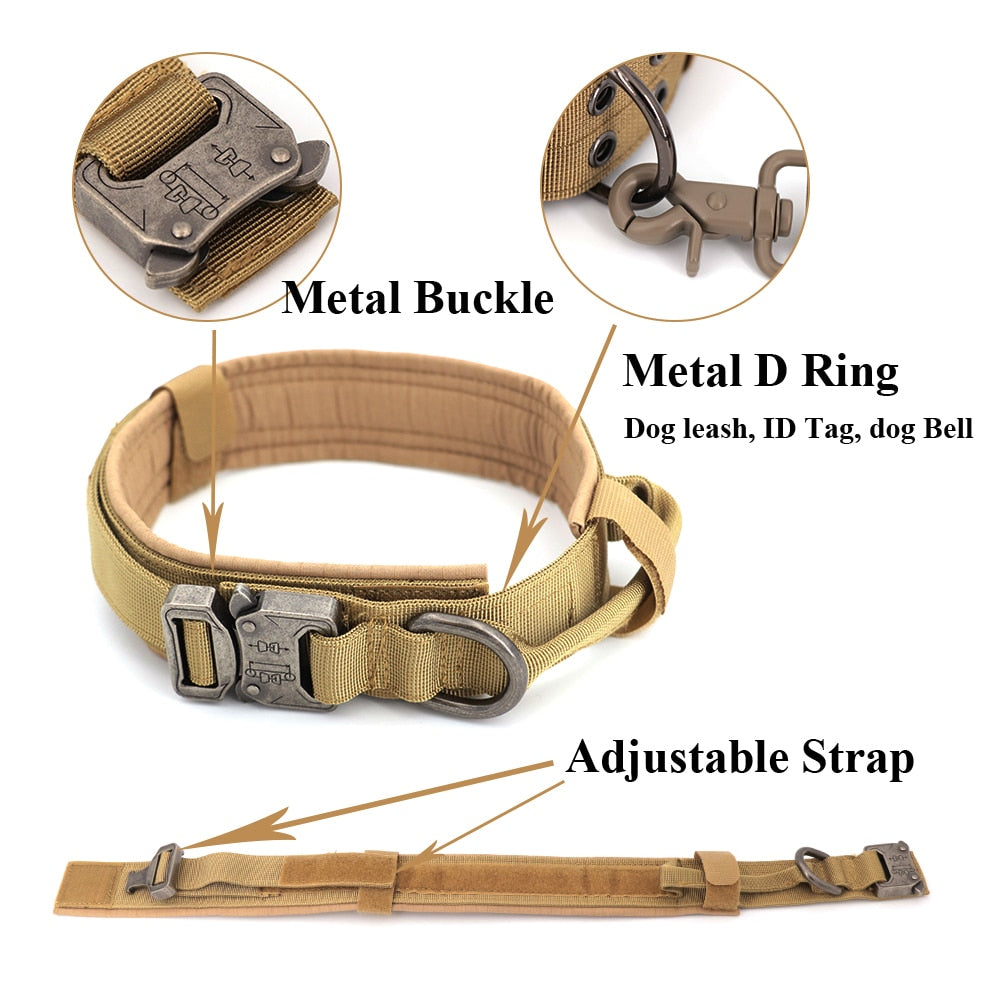 Tactical Heavy-Duty Dog Collar