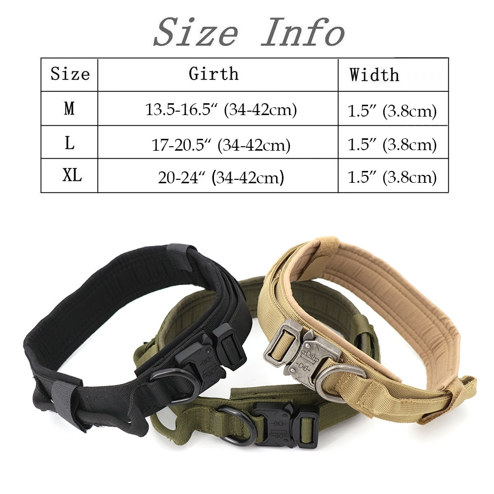 Tactical Heavy-Duty Dog Collar