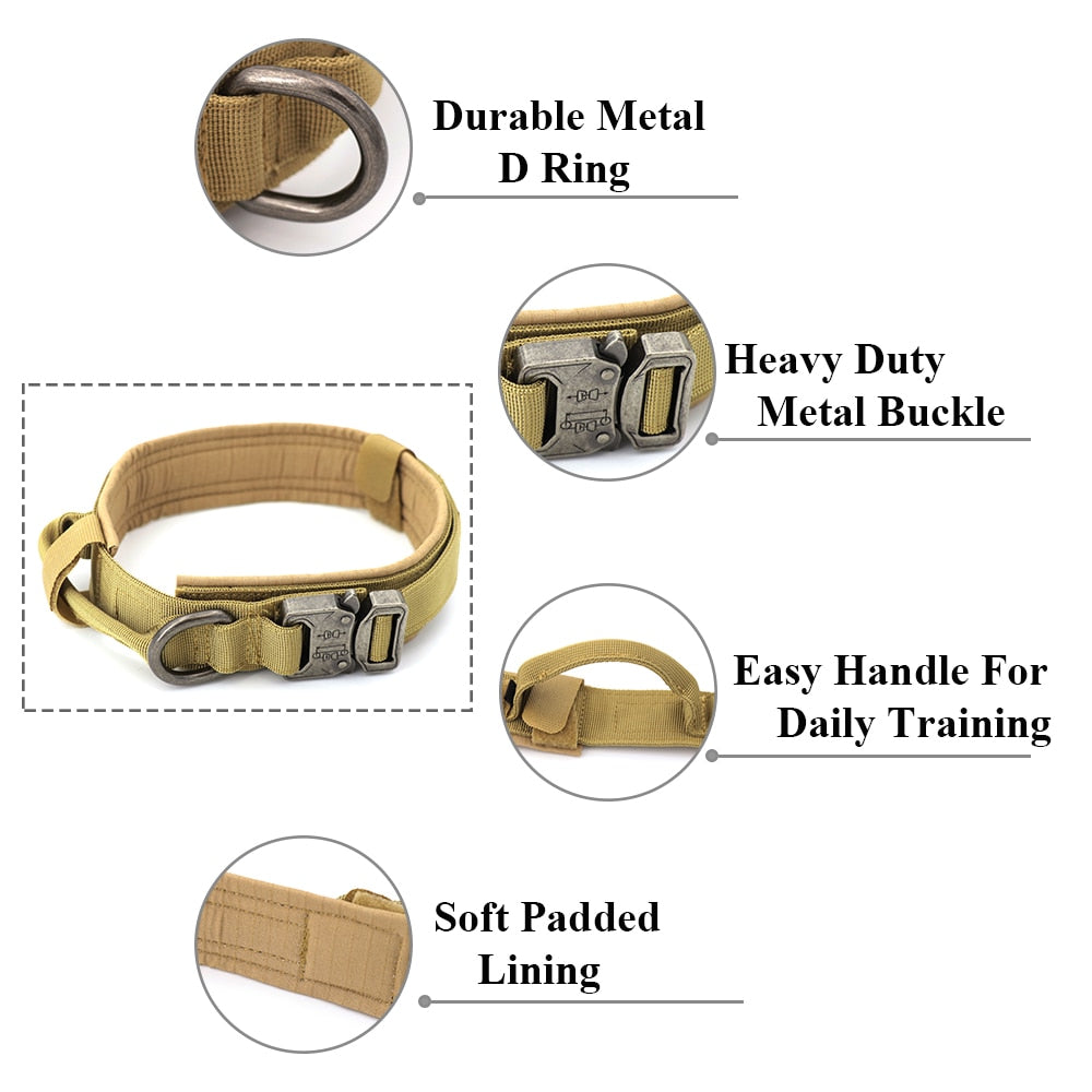 Tactical Heavy-Duty Dog Collar